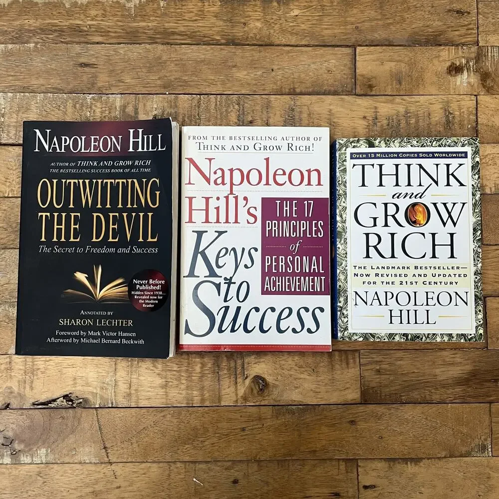 Napoleon Hill Business and Self-help Book Lot of 3